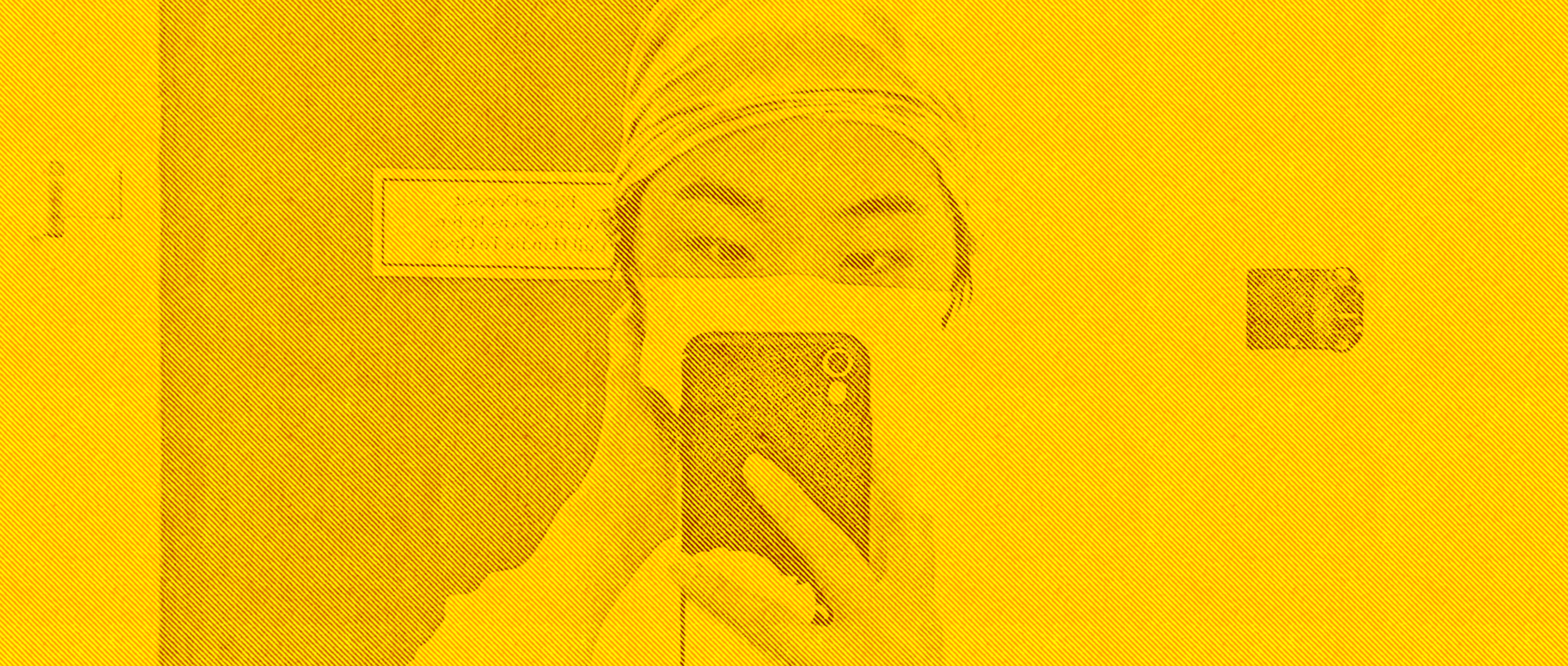 A young woman cancer patient wearing a headwrap takes a photo in the mirror