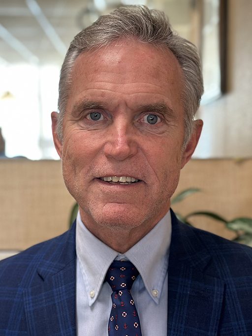 A professional mature man in an office setting