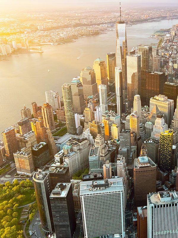 Aerial photo of New York City, New York, USA