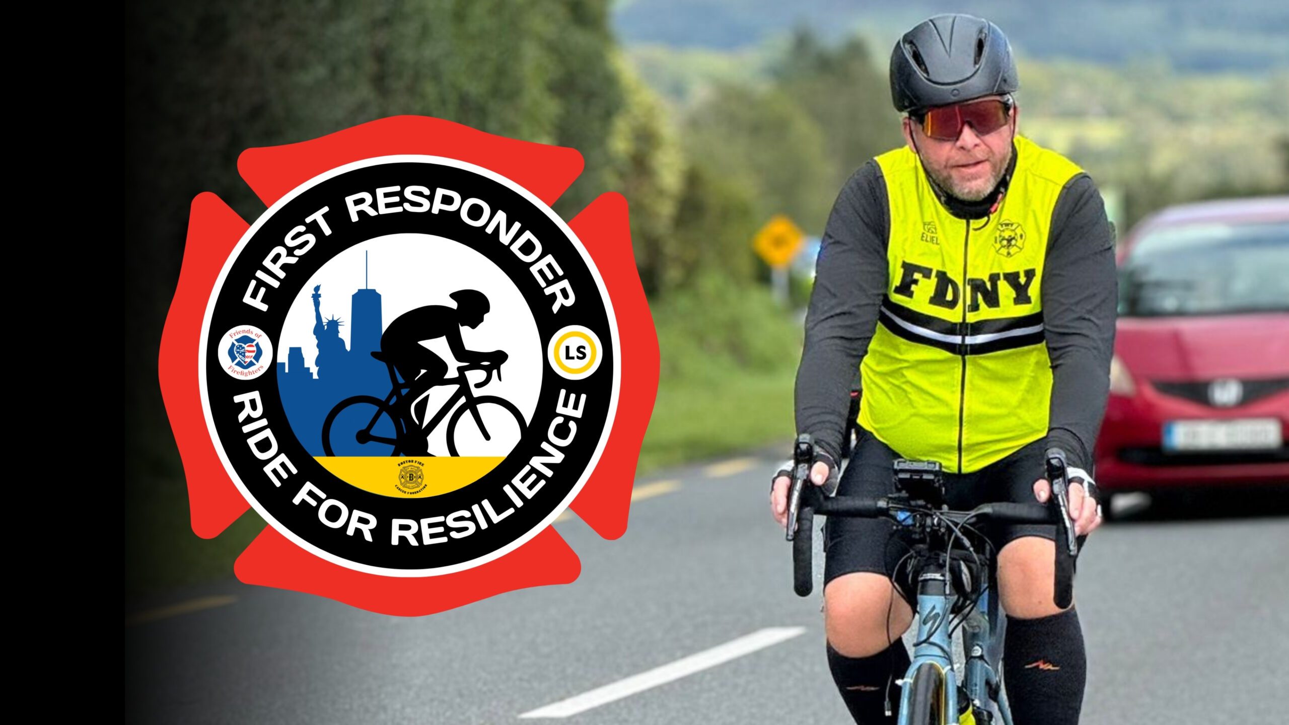 Ride for Resilience FDNY cyclist